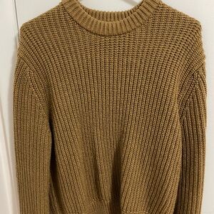 Zara Men's Crewneck Sweater - Brown